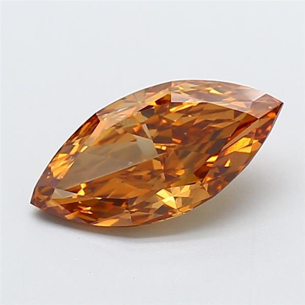 1.41 Ct. Fancy Brown Marquise Lab Grown Diamond