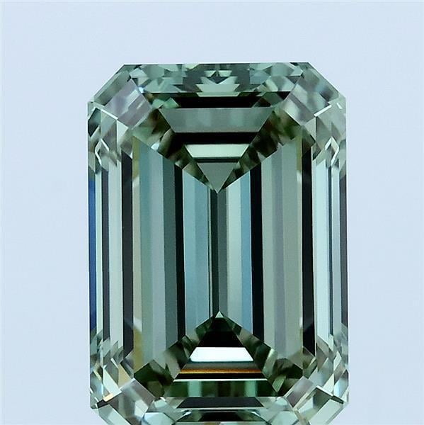 4.00 Ct. Fancy Vivid Green Emerald Lab Grown Diamond