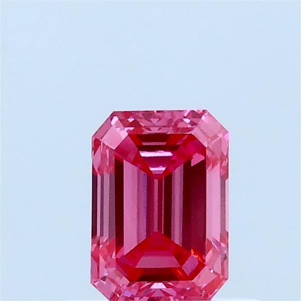 0.60 Ct. Fancy Vivid Pink Emerald Lab Grown Diamond