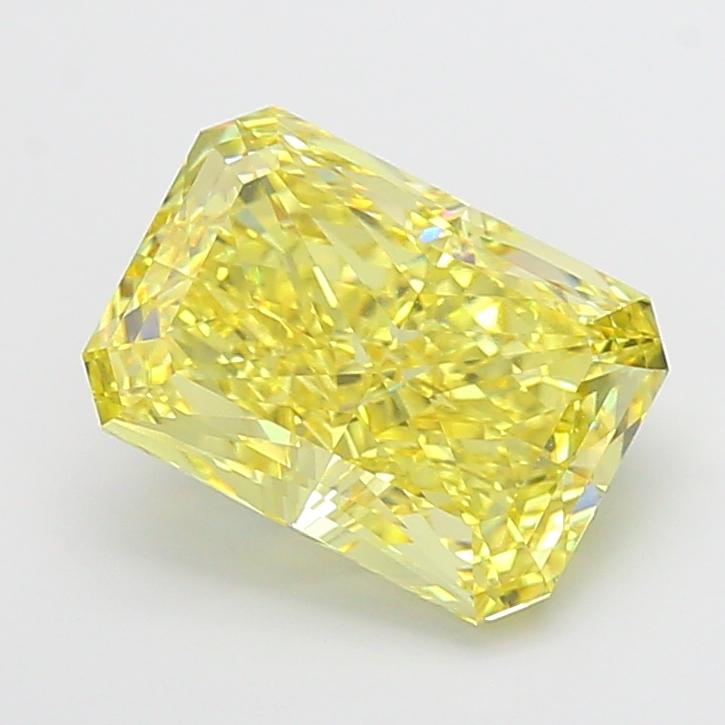 8.00 Ct. Fancy Intense  Yellow Radiant Lab Grown Diamond