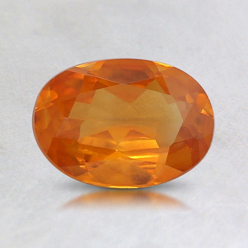 7.5x5.3mm Montana Orange Oval Sapphire