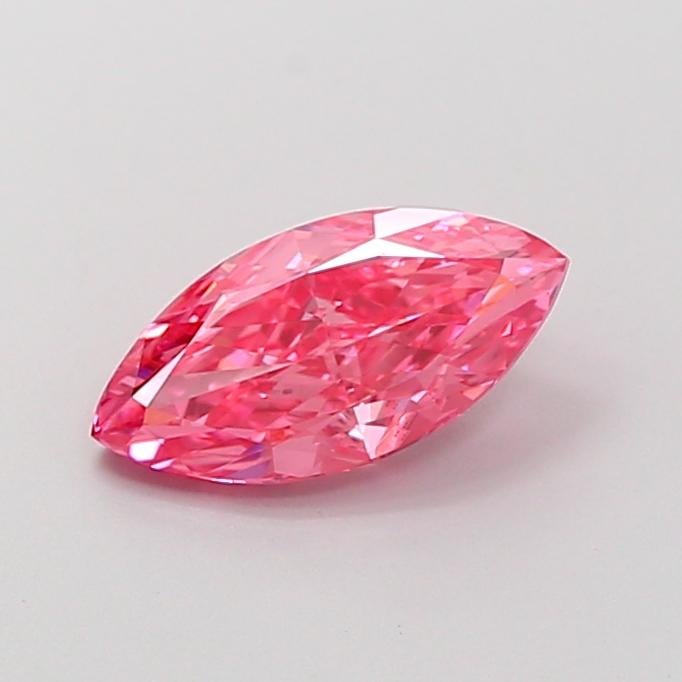 1.41 Ct. Fancy Vivid Pink Marquise Lab Grown Diamond