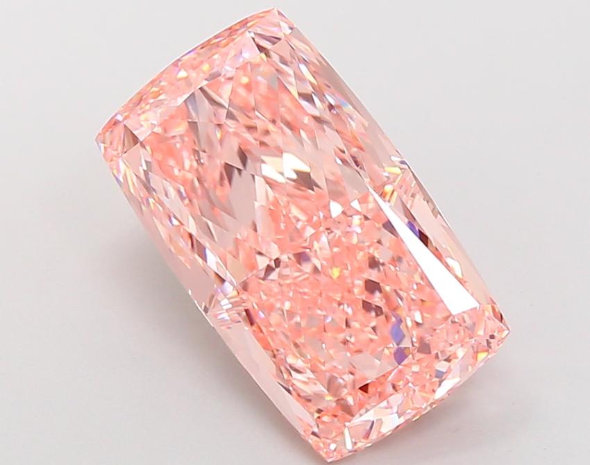 10.03 Ct. Fancy Intense Pink Cushion Lab Grown Diamond