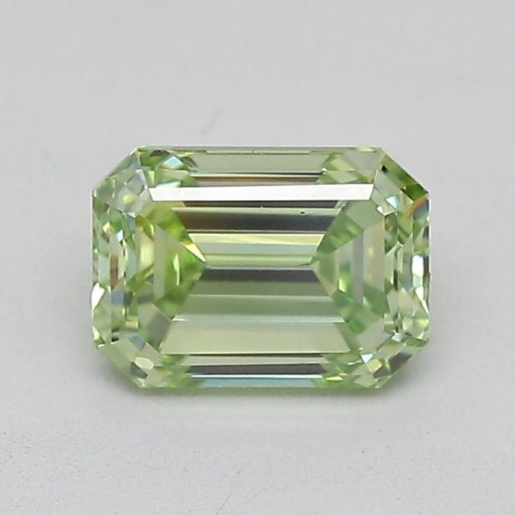0.71 Ct. Fancy Vivid  Green Emerald Lab Grown Diamond