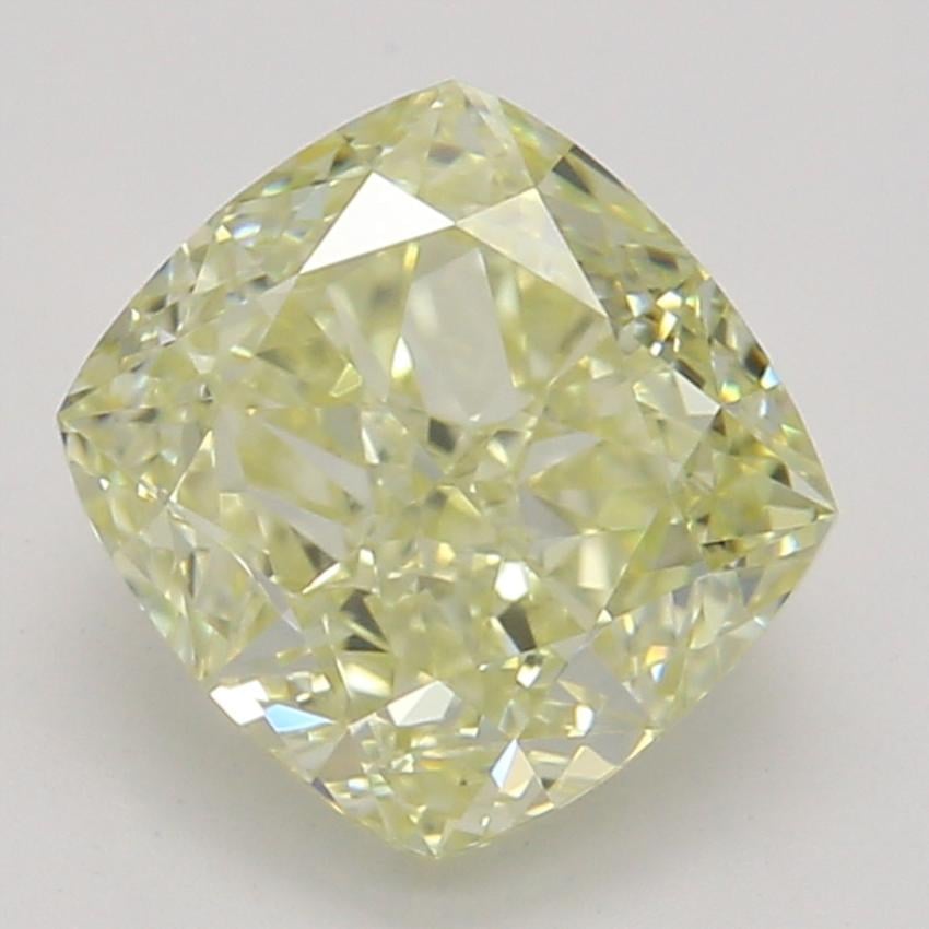 1.11 Ct. Fancy Light Yellow Cushion Diamond