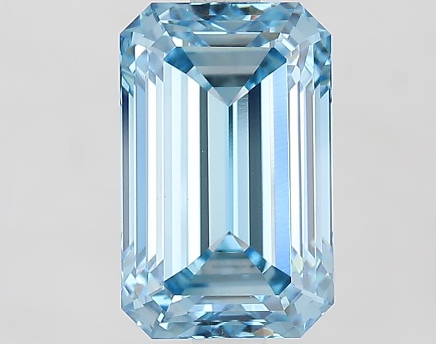 3.00 Ct. Fancy Vivid Blue Emerald Lab Grown Diamond