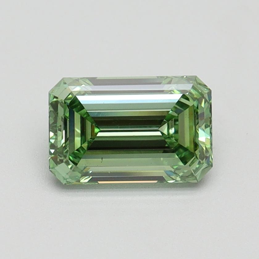 1.03 Ct. Fancy Vivid Green Emerald Lab Grown Diamond