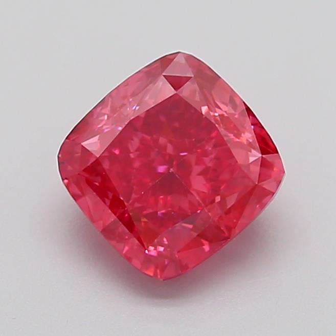 2.02 Ct. Fancy Vivid  Pink Cushion Lab Grown Diamond