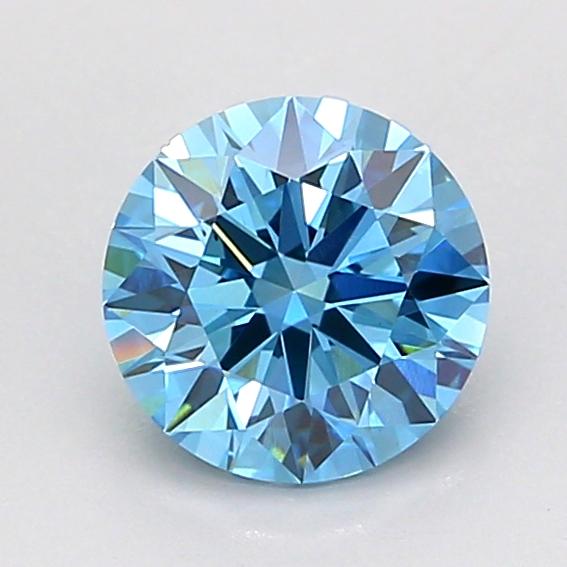 1.00 Ct. Fancy Vivid Blue Round Lab Grown Diamond