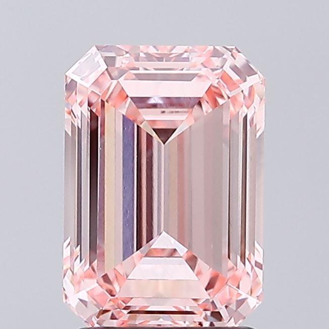 2.08 Ct. Fancy Vivid Pink Emerald Lab Grown Diamond