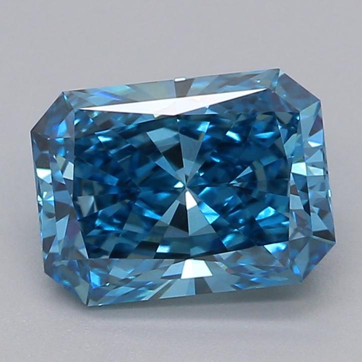 1.04 Ct. Fancy Vivid Blue Radiant Lab Grown Diamond