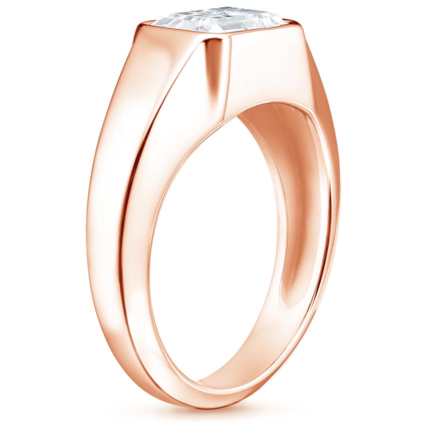 14K Rose Gold Haiden Ring, large side view