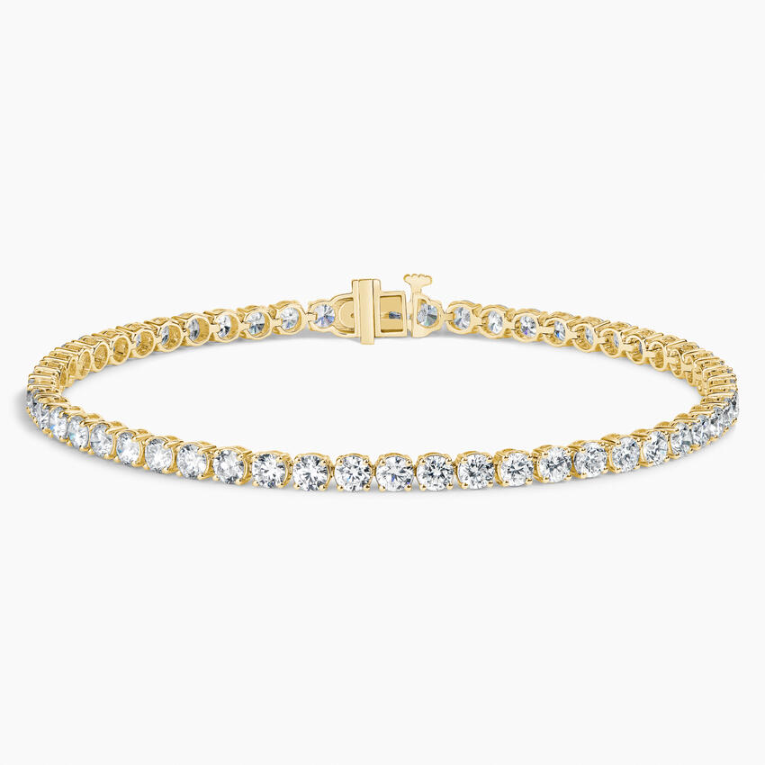 14K Yellow Gold 6.5 in. Diamond Classic Tennis Bracelet (5 ct. tw.)