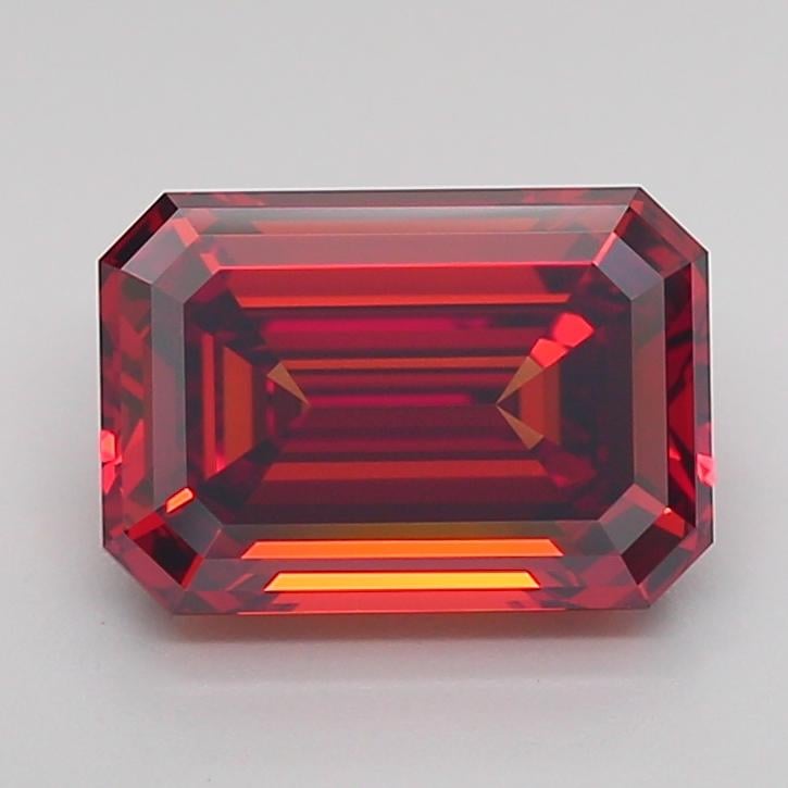 2.50 Ct. Fancy Vivid Orange Emerald Lab Grown Diamond