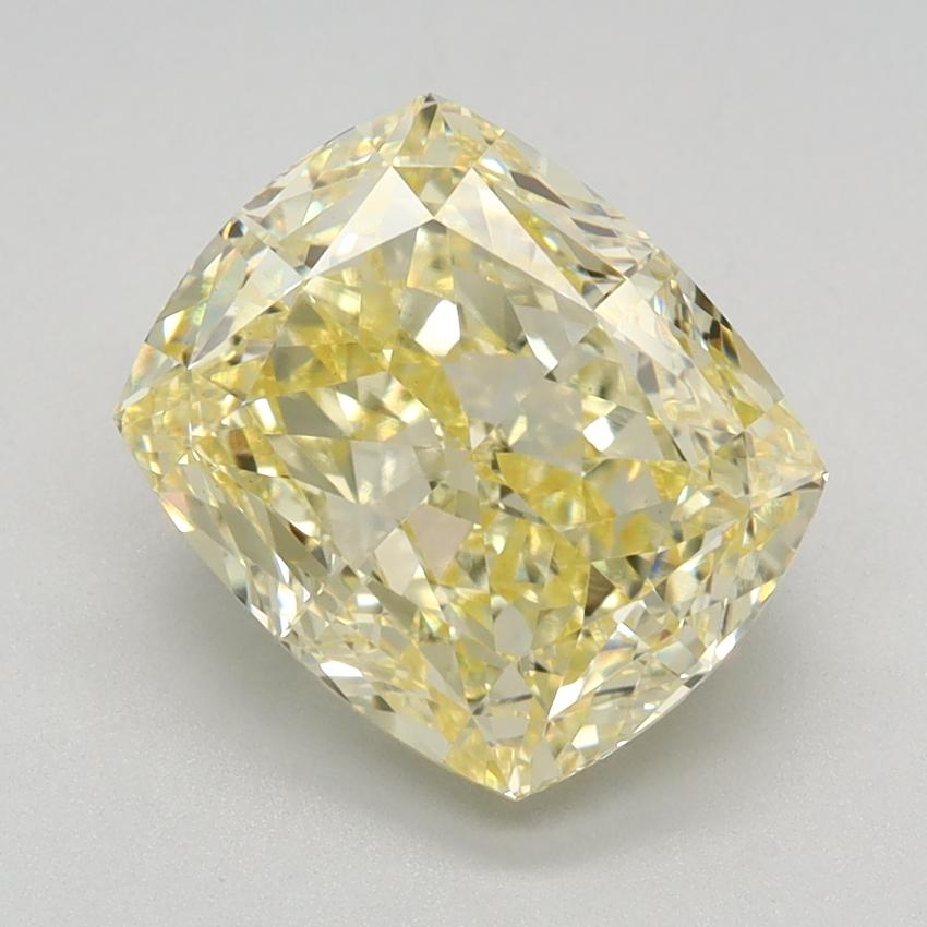 3.12 Ct. Fancy Intense Yellow Cushion Lab Grown Diamond