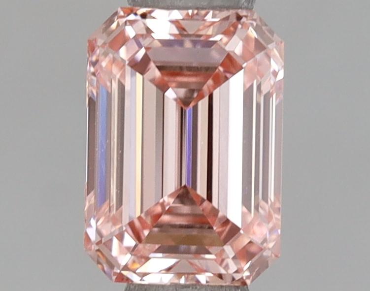 0.90 Ct. Fancy Intense Pink Emerald Lab Grown Diamond