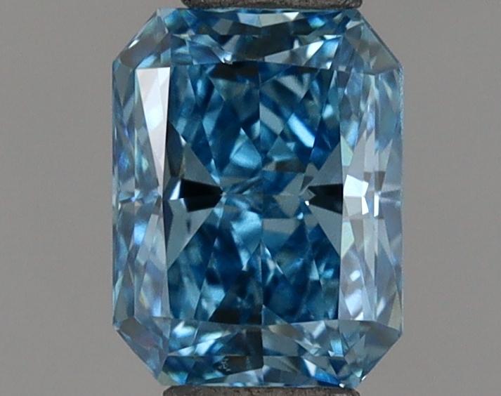 0.55 Ct. Fancy Vivid Blue Radiant Lab Grown Diamond