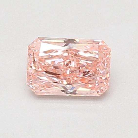 0.61 Ct. Fancy Vivid Pink Radiant Lab Grown Diamond