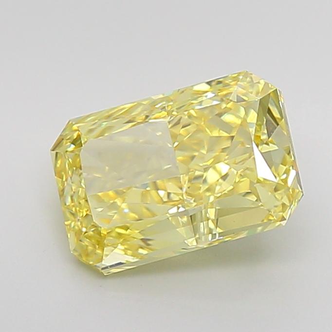 3.91 Ct. Fancy Intense Yellow Radiant Lab Grown Diamond