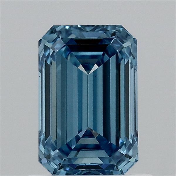 1.11 Ct. Fancy Vivid Blue Emerald Lab Grown Diamond