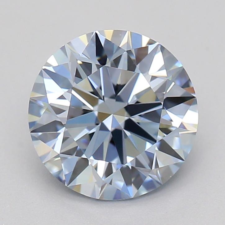 1.02 Ct. Fancy Intense  Blue Round Lab Grown Diamond