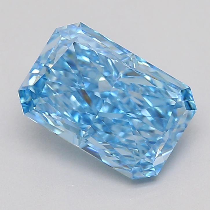 1.00 Ct. Fancy Vivid  Blue Radiant Lab Grown Diamond