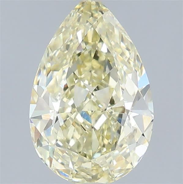 1.53 Ct. Fancy Yellow Pear Lab Grown Diamond