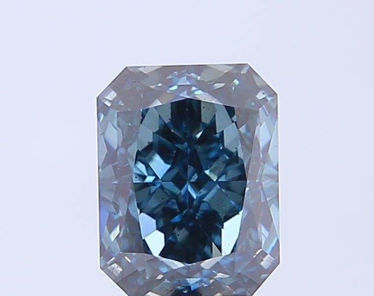 2.06 Ct. Fancy Deep  Blue Radiant Lab Grown Diamond