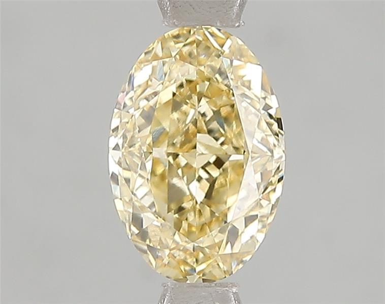 1.52 Ct. Fancy Vivid Yellow Oval Lab Grown Diamond