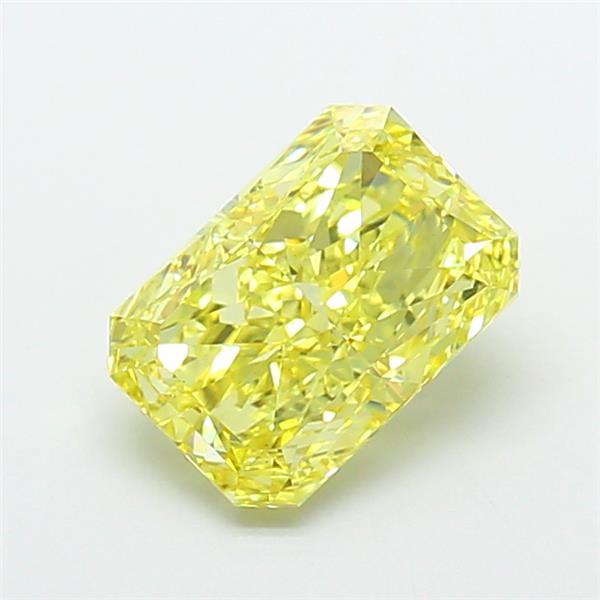 3.03 Ct. Fancy Intense Yellow Radiant Lab Grown Diamond