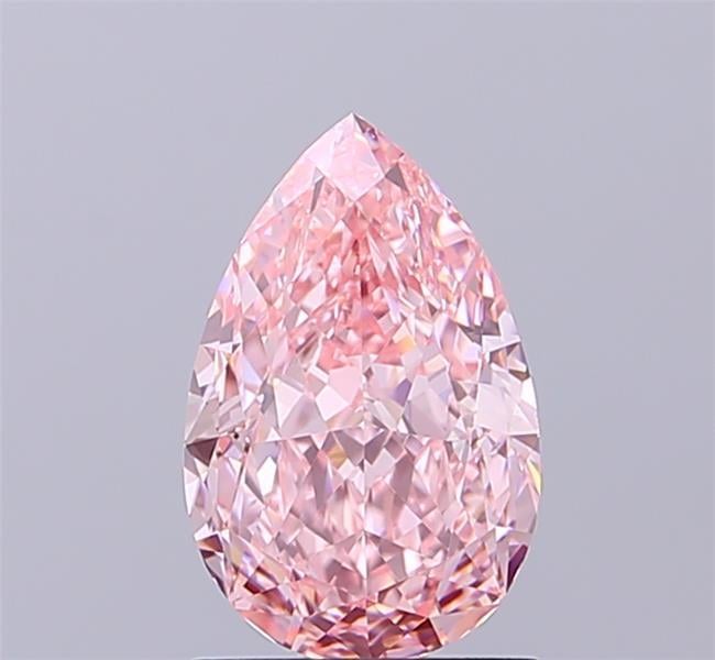 1.67 Ct. Fancy Intense Pink Pear Lab Grown Diamond