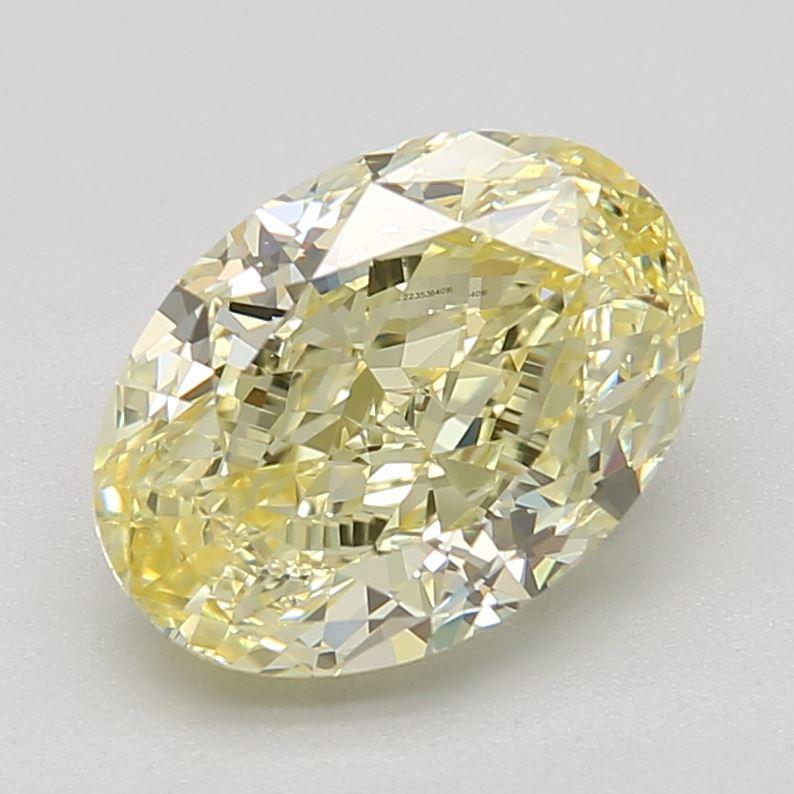 2.00 Ct. Fancy Yellow Oval Diamond