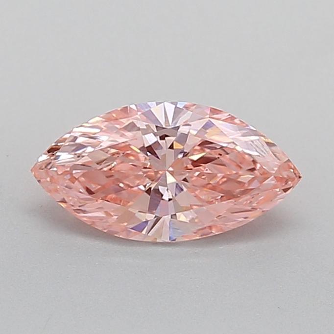 0.99 Ct. Fancy Vivid Pink Marquise Lab Grown Diamond