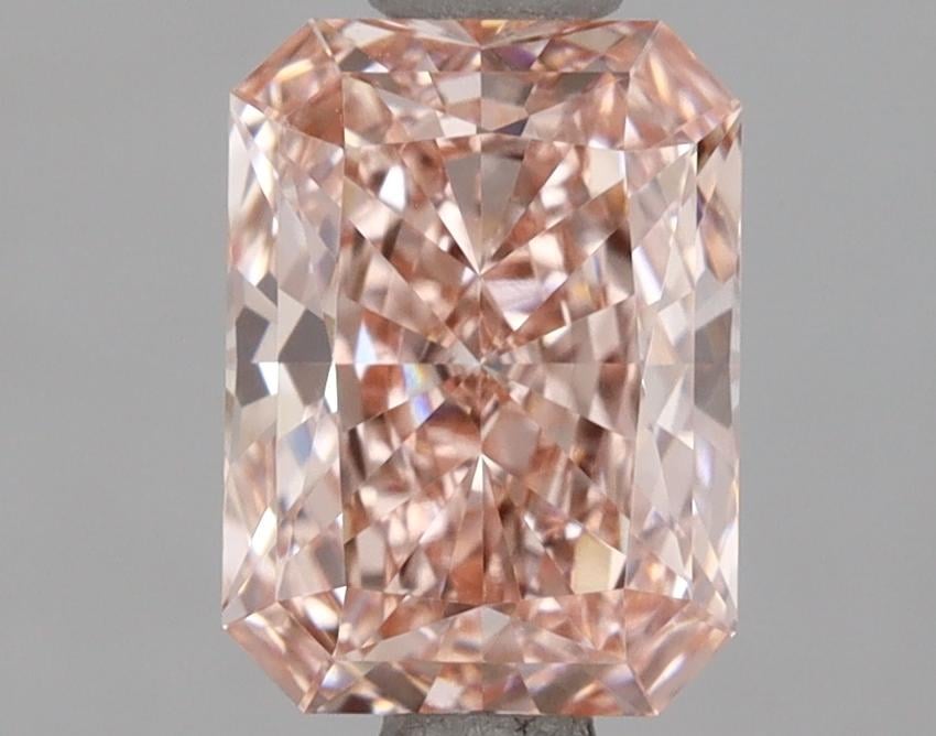 1.41 Ct. Fancy Vivid Pink Radiant Lab Grown Diamond