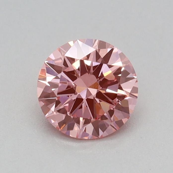 0.30 Ct. Fancy Vivid  Pink Round Lab Grown Diamond