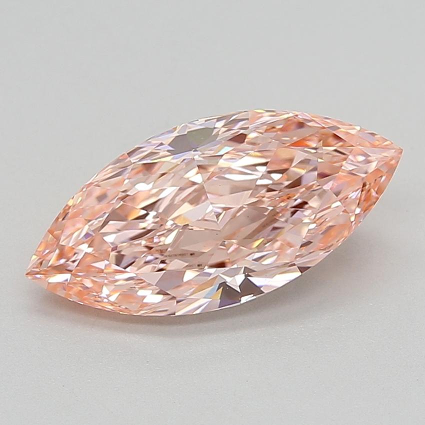 2.63 Ct. Fancy Intense  Pink Marquise Lab Grown Diamond