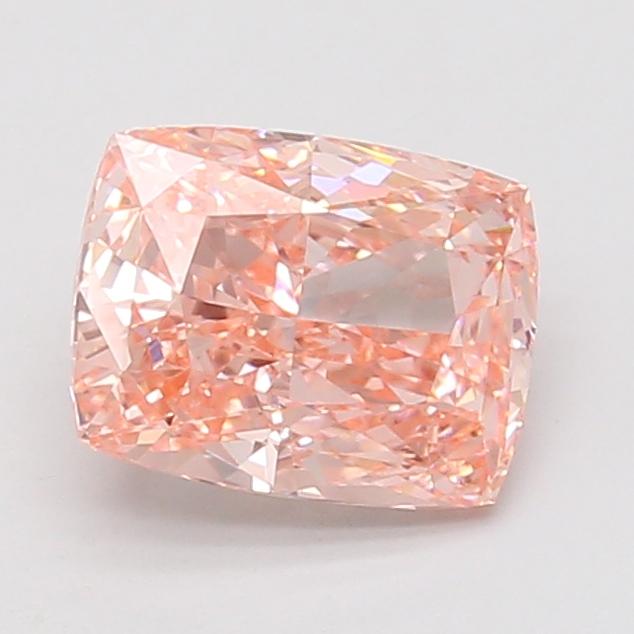1.89 Ct. Fancy Vivid Pink Cushion Lab Grown Diamond