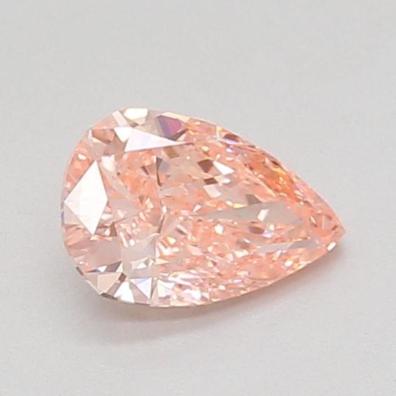 0.76 Ct. Fancy Vivid Pink Pear Lab Grown Diamond