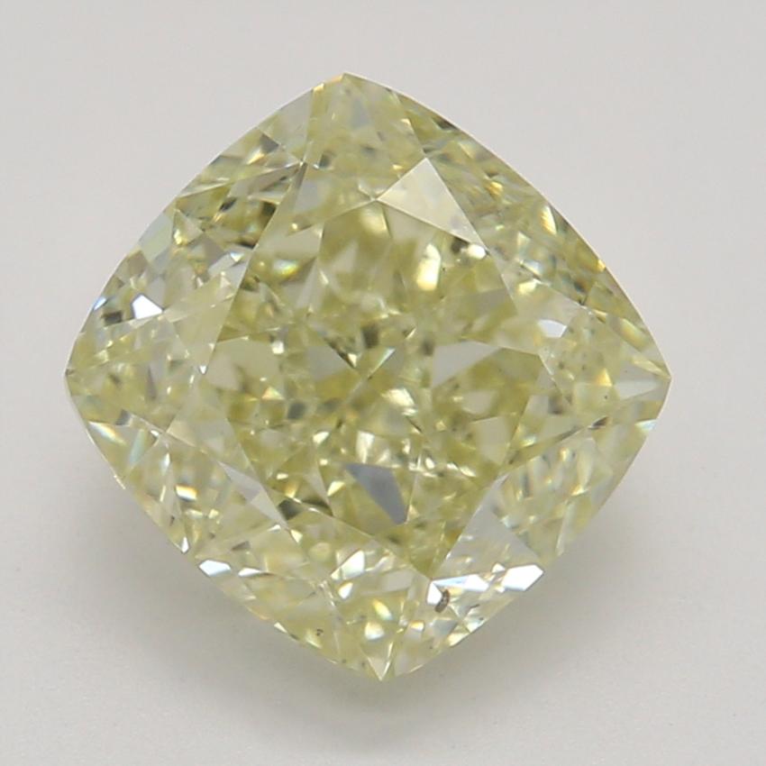 1.52 Ct. Fancy Light Brownish Yellow Cushion Diamond