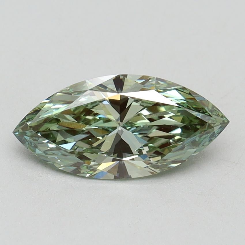 1.00 Ct. Fancy Intense Green Marquise Lab Grown Diamond