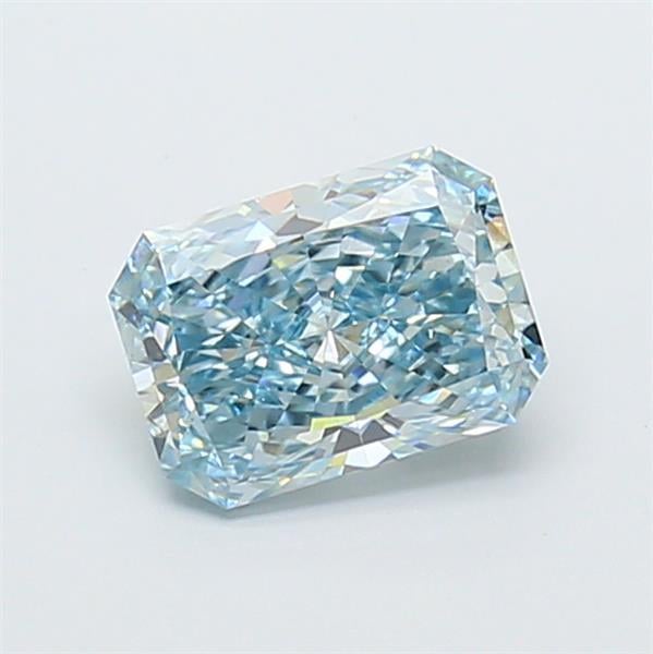 1.59 Ct. Fancy Intense Blue Radiant Lab Grown Diamond