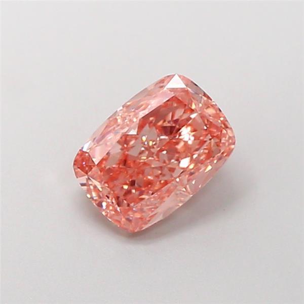 1.60 Ct. Fancy Intense Pink Cushion Lab Grown Diamond
