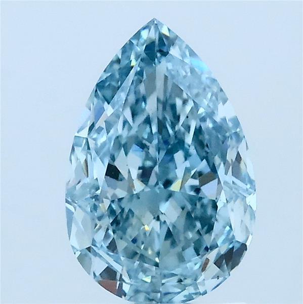 1.58 Ct. Fancy Blue Pear Lab Grown Diamond