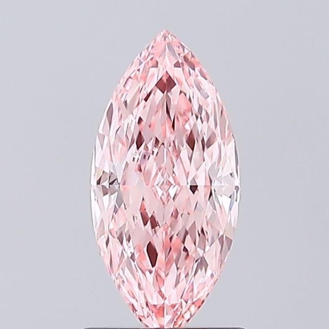 1.04 Ct. Fancy Vivid Pink Marquise Lab Grown Diamond