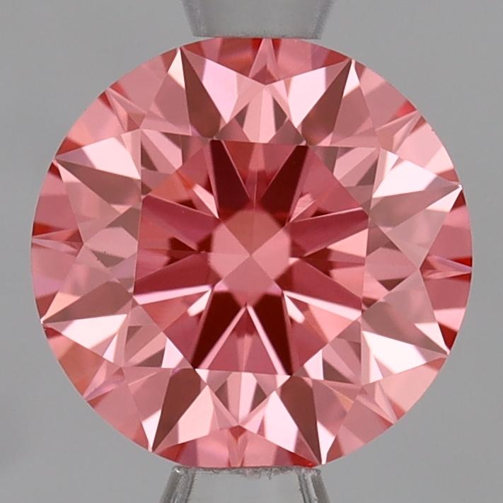 1.06 Ct. Fancy Vivid Pink Round Lab Grown Diamond