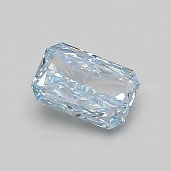 0.64 Ct. Fancy Intense Blue Radiant Lab Grown Diamond
