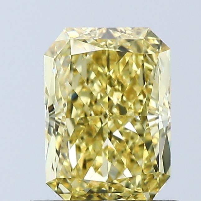 1.04 Ct. Fancy Vivid Yellow Radiant Lab Grown Diamond