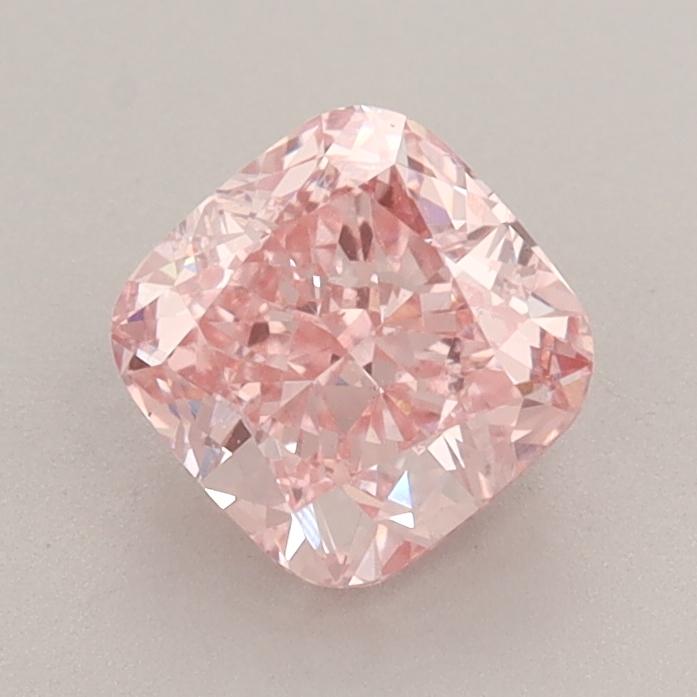 1.21 Ct. Fancy Vivid  Pink Cushion Lab Grown Diamond