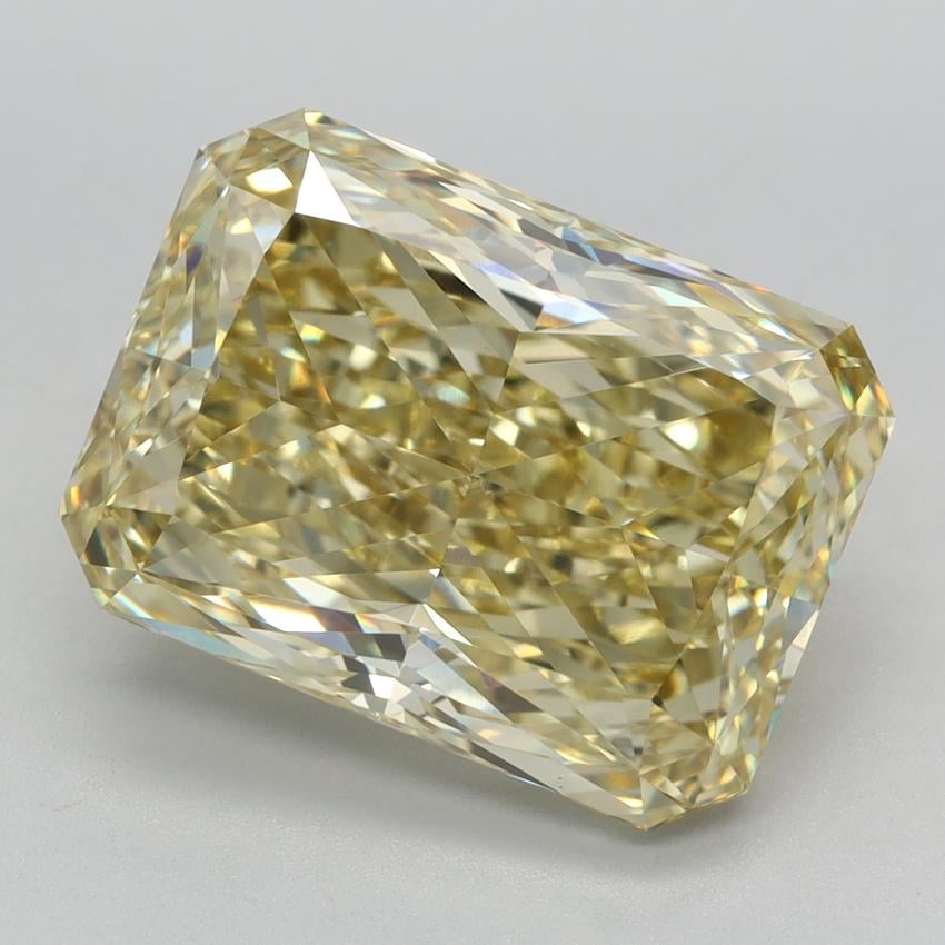 6.03 Ct. Fancy Yellow Radiant Lab Grown Diamond