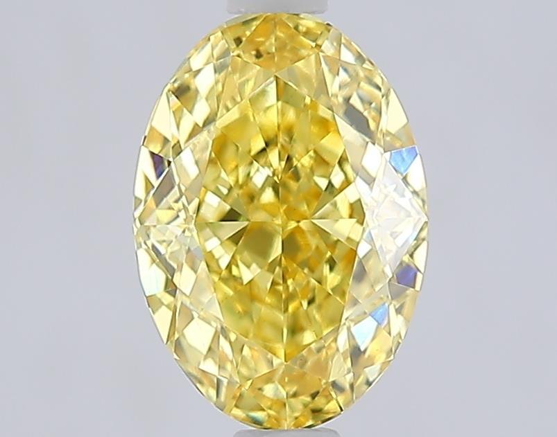 1.60 Ct. Fancy Vivid Yellow Yellow Oval Lab Grown Diamond